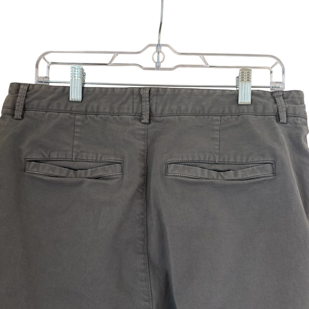 Flint and Tinder Charcoal Gray Chino Shorts Mens‎ Sz 33 Flat Front Huckberry - Picture 9 of 14